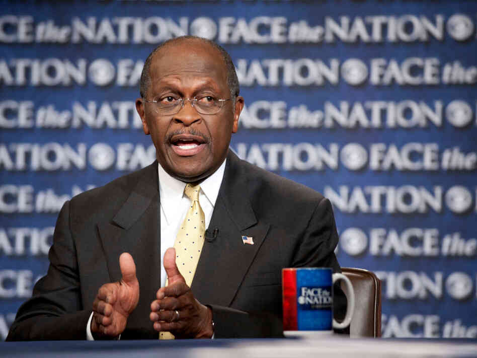 Herman Cain on CBS' "Face the Nation" in Washington Sunday, Oct. 30, 2011. 
