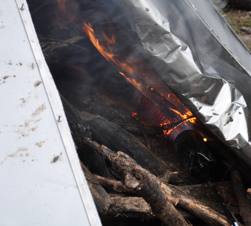  An I-Corps team from the University of Washington is working on bringing their pyrolysis blanket to the market. Forest debris are set on fire then covered by the blanket to reduce oxygen, turning ordinary open-air combustion into a process called pyrolysis. The resulting material, known as biochar, can help soil retain moisture and nutrients. 