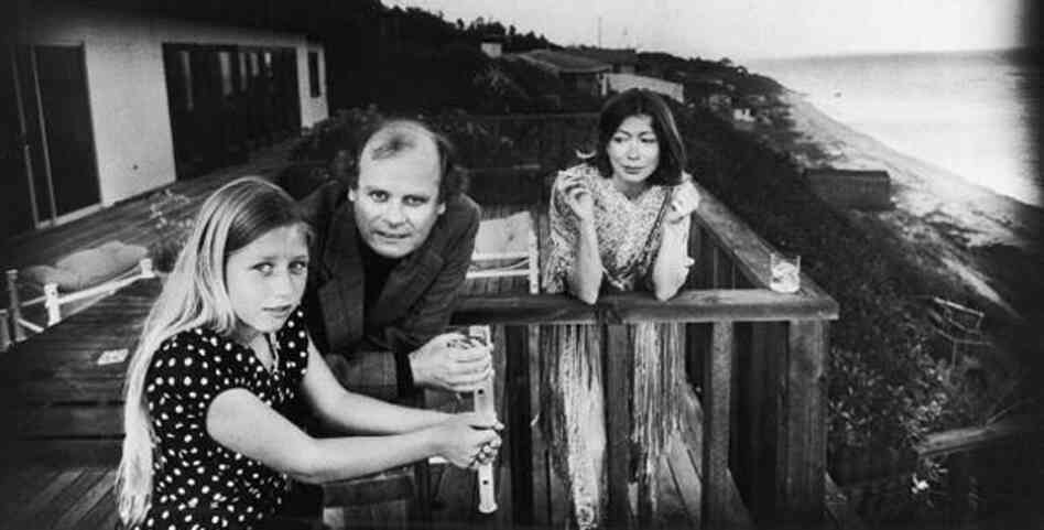 Quintana Roo Dunne takes in the ocean view with her parents, John Gregory Dunne and Joan Didion in Malibu in 1976. Quintana Roo fell ill in 2003, and her father had a fatal heart attack several days later. Blue Nights is Didion's elegy for her daughter who died in 2005 at age 39. Quintana Roo Dunne takes in the ocean view with her parents, John Gregory Dunne and Joan Didion in Malibu in 1976. Quintana Roo fell ill in 2003, and her father had a fatal heart attack several days later. Blue Nights is Didion's elegy for her daughter who died in 2005 at age 39.