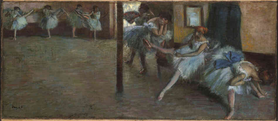 The Dailiness Of Dance: Edgar Degas rarely depicted dancers performing — he opted to capture the everyday moments of the ballerinas, such as in his 1885-1891 work Ballet Rehearsal. The Dailiness Of Dance: Edgar Degas rarely depicted dancers performing — he opted to capture the everyday moments of the ballerinas, such as in his 1885-1891 work Ballet Rehearsal.