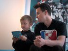 Good Boy, Bad Boy: Blink-182 frontman Mark Hoppus and his son Jack are part of one family profiled in The Other F Word. Hoppus' experience with divorced parents both triggered his punk-rock passion and made him want to be a good father. Good Boy, Bad Boy: Blink-182 frontman Mark Hoppus and his son Jack are part of one family profiled in The Other F Word. Hoppus' experience with divorced parents both triggered his punk-rock passion and made him want to be a good father.