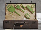 Freda Bowker suitcase, part of the New York State Museum collection of suitcases from the Willard Asylum Freda Bowker suitcase, part of the New York State Museum collection of suitcases from the Willard Asylum
