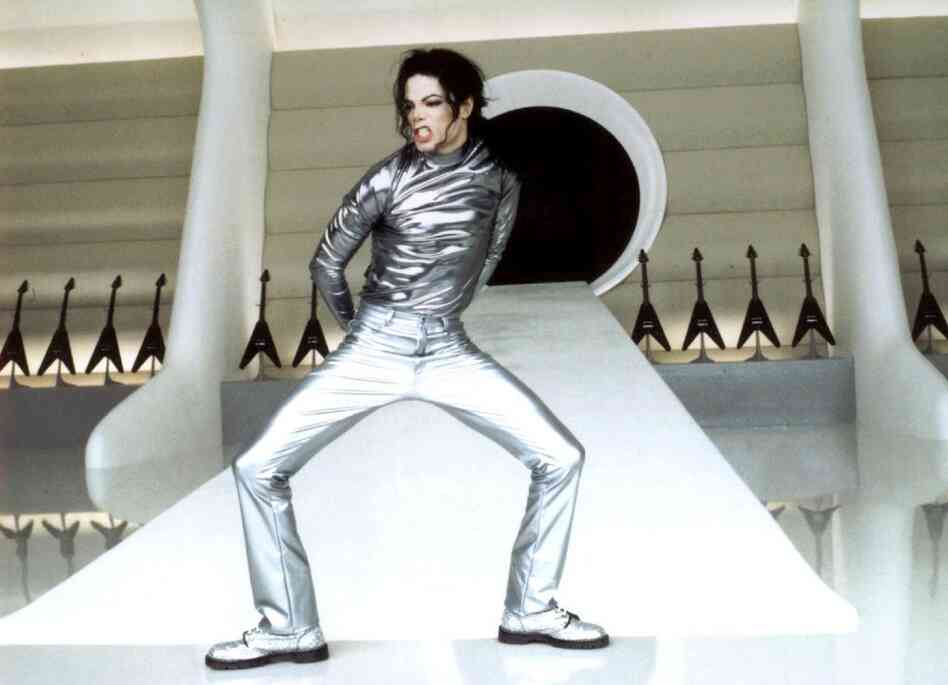 Michael Jackson performs in his "Scream" video for MTV in 1995. 