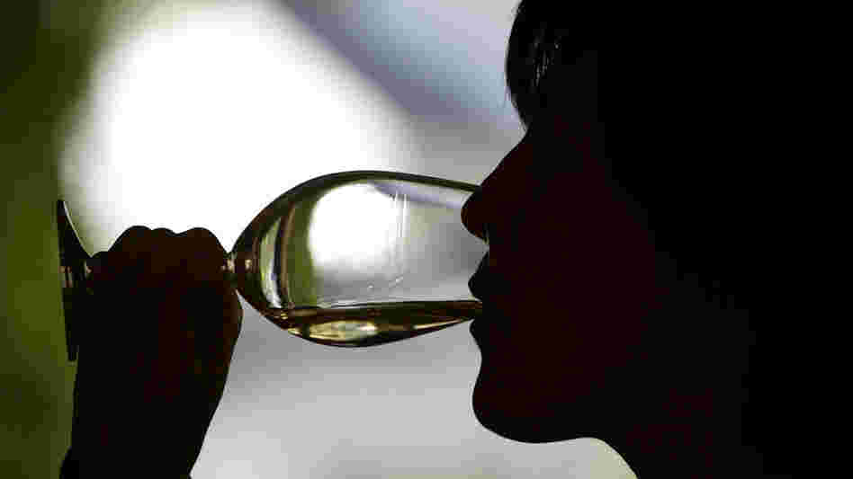 A woman at a wine tasting in Napa Valley, Calif., in 2005.