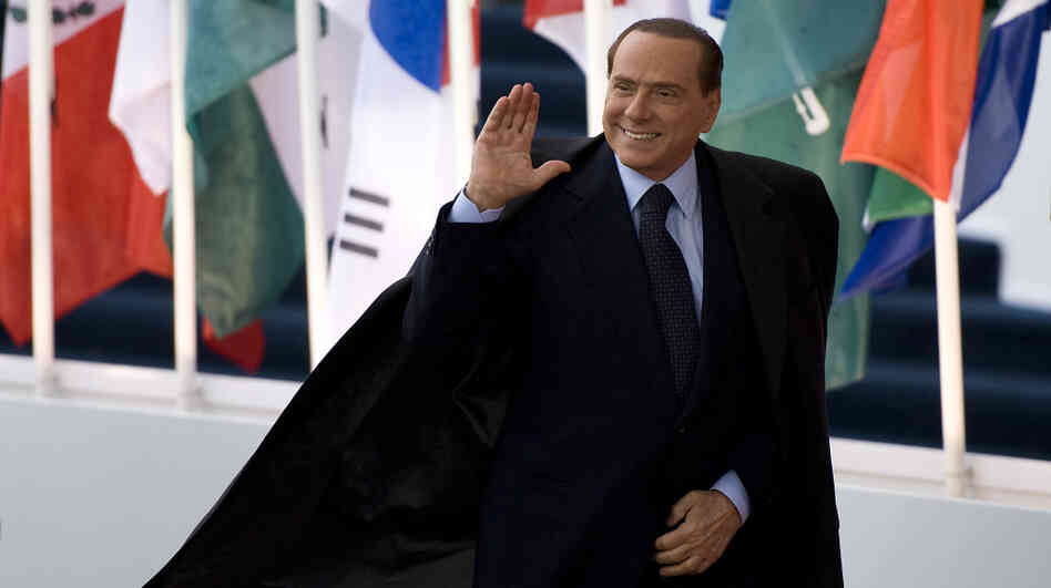 Italian Prime Minister Silvio Berlusconi arrived Thursday for a bilateral meeting before the start of the two-day G-20 summit in Cannes, France. Italian Prime Minister Silvio Berlusconi arrived Thursday for a bilateral meeting before the start of the two-day G-20 summit in Cannes, France.