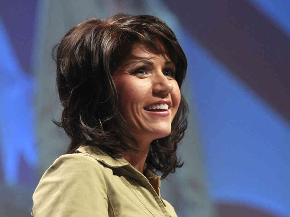 Rep. Kristi Noem, R-S.D., addresses the Conservative Political Action Conference in Washington, Feb. 10.