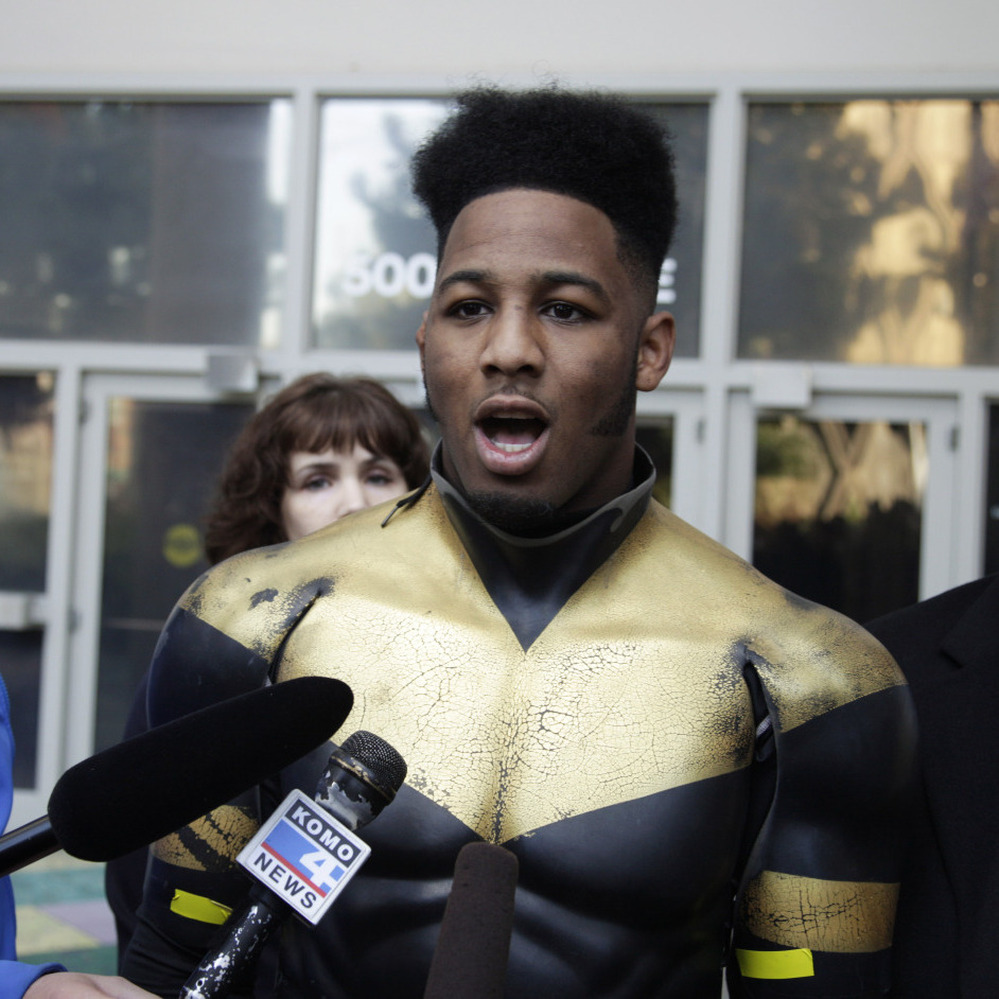 Benjamin Fodor, a.k.a. Phoenix Jones, unmasked.
