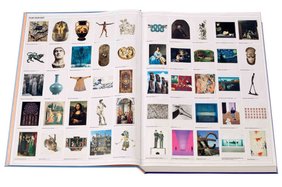The Art Museum's "Plan Your Visit" page acts as a table of contents showing the reader different galleries to peruse, like ancient Rome, pre-Columbian Americas and art since the mid-20th century. 