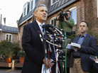 Joel Bennett, an attorney for a woman who accused Herman Cain of sexual harassment while both worked at the National Restaurant Association, speaks during a news conference outside his office in Washington on Nov. 4. Joel Bennett, an attorney for a woman who accused Herman Cain of sexual harassment while both worked at the National Restaurant Association, speaks during a news conference outside his office in Washington on Nov. 4.