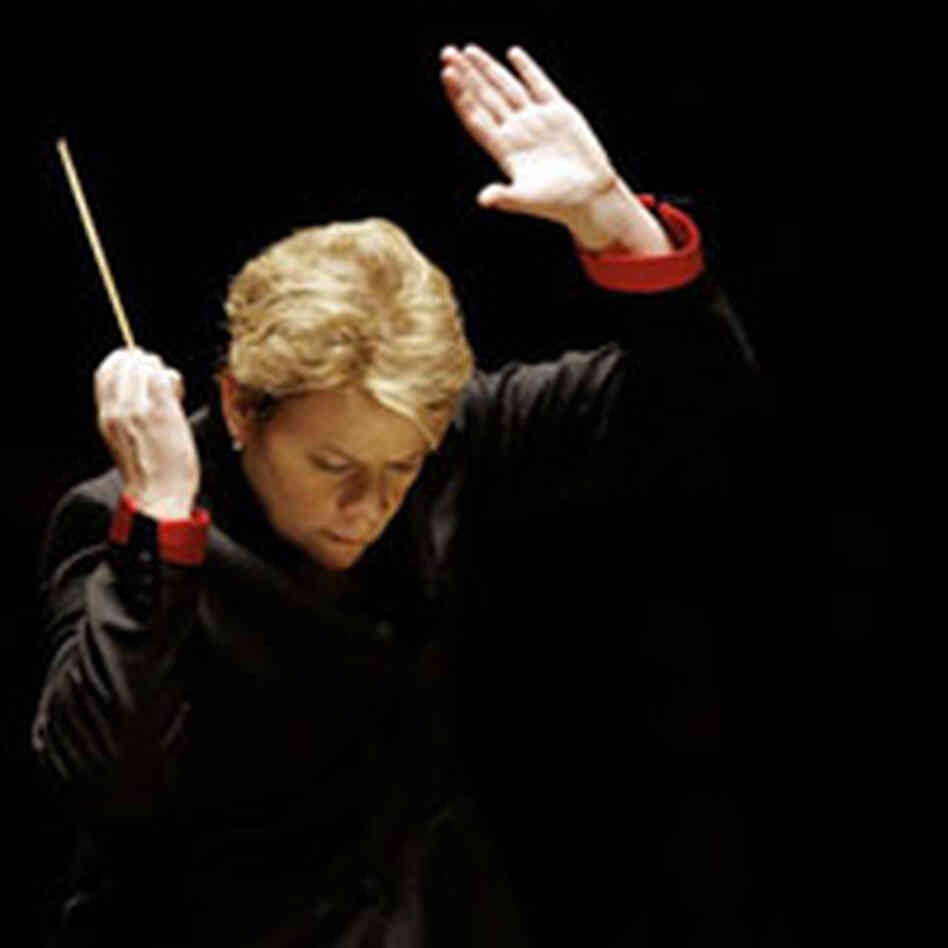Marin Alsop will conduct Honegger's Joan of Arc at the Stake Nov. 17-18 at the Meyerhoff Symphony Hall in Baltimore. Marin Alsop will conduct Honegger's Joan of Arc at the Stake Nov. 17-18 at the Meyerhoff Symphony Hall in Baltimore.