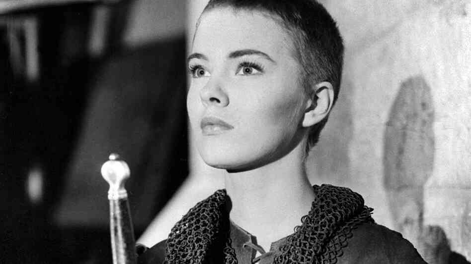 Actress Jean Seberg plays Joan of Arc in the 1957 Otto Preminger film Saint Joan. 