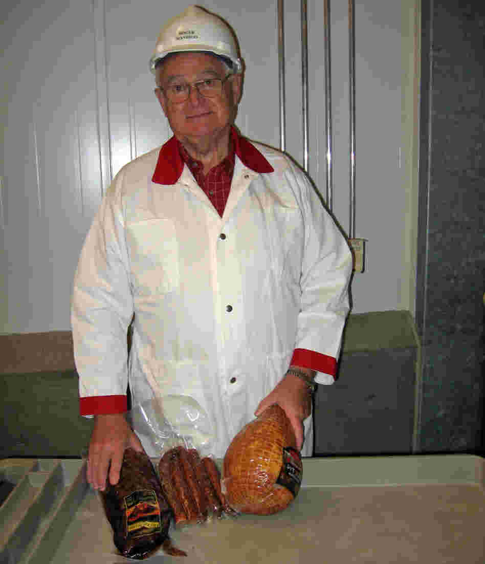Roger Mandigo earned induction into the Meat Industry Hall of Fame for his invention of "restructured meats." Roger Mandigo earned induction into the Meat Industry Hall of Fame for his invention of "restructured meats."