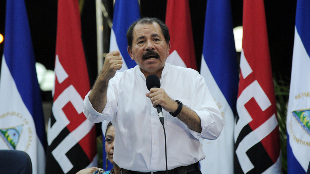 Daniel Ortega is seeking a third term in Sunday's elections despite a constitutional limit on holders of the office to two terms.