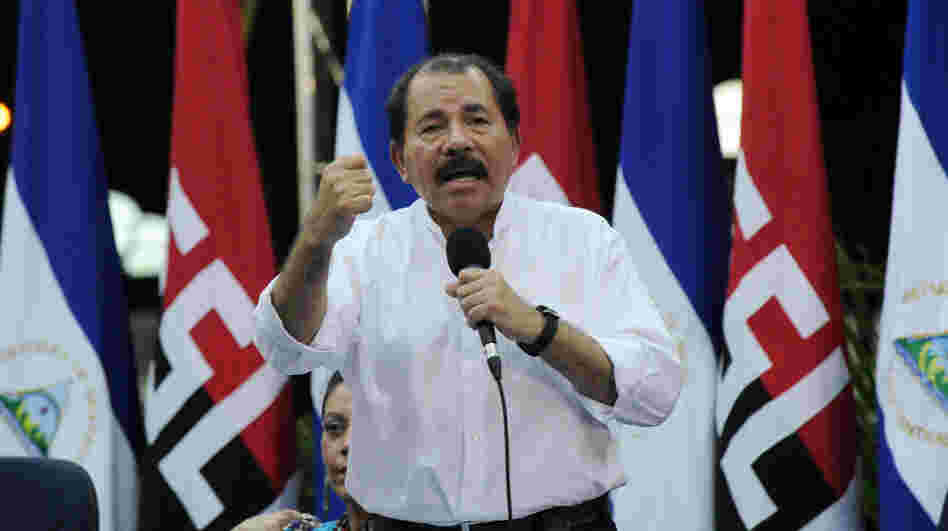 Daniel Ortega is seeking a third term in Sunday's elections despite a constitutional limit on holders of the office to two terms.