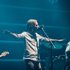 Radiohead in concert at Roseland Ballroom in New York City, Sept. 28, 2011. Radiohead in concert at Roseland Ballroom in New York City, Sept. 28, 2011.