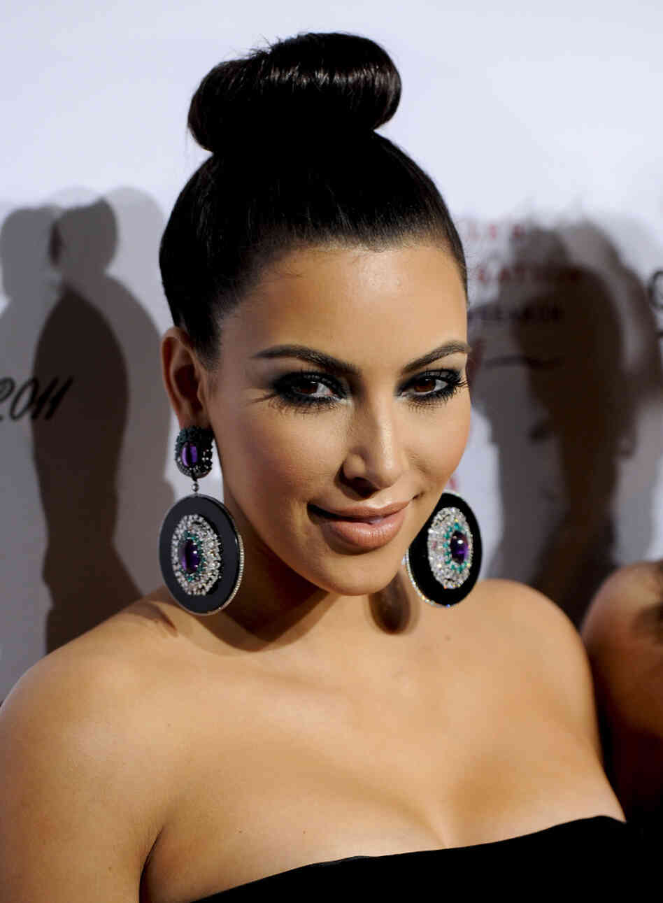 Seen here on October 17, Kim Kardashian is now — maybe — getting a divorce.