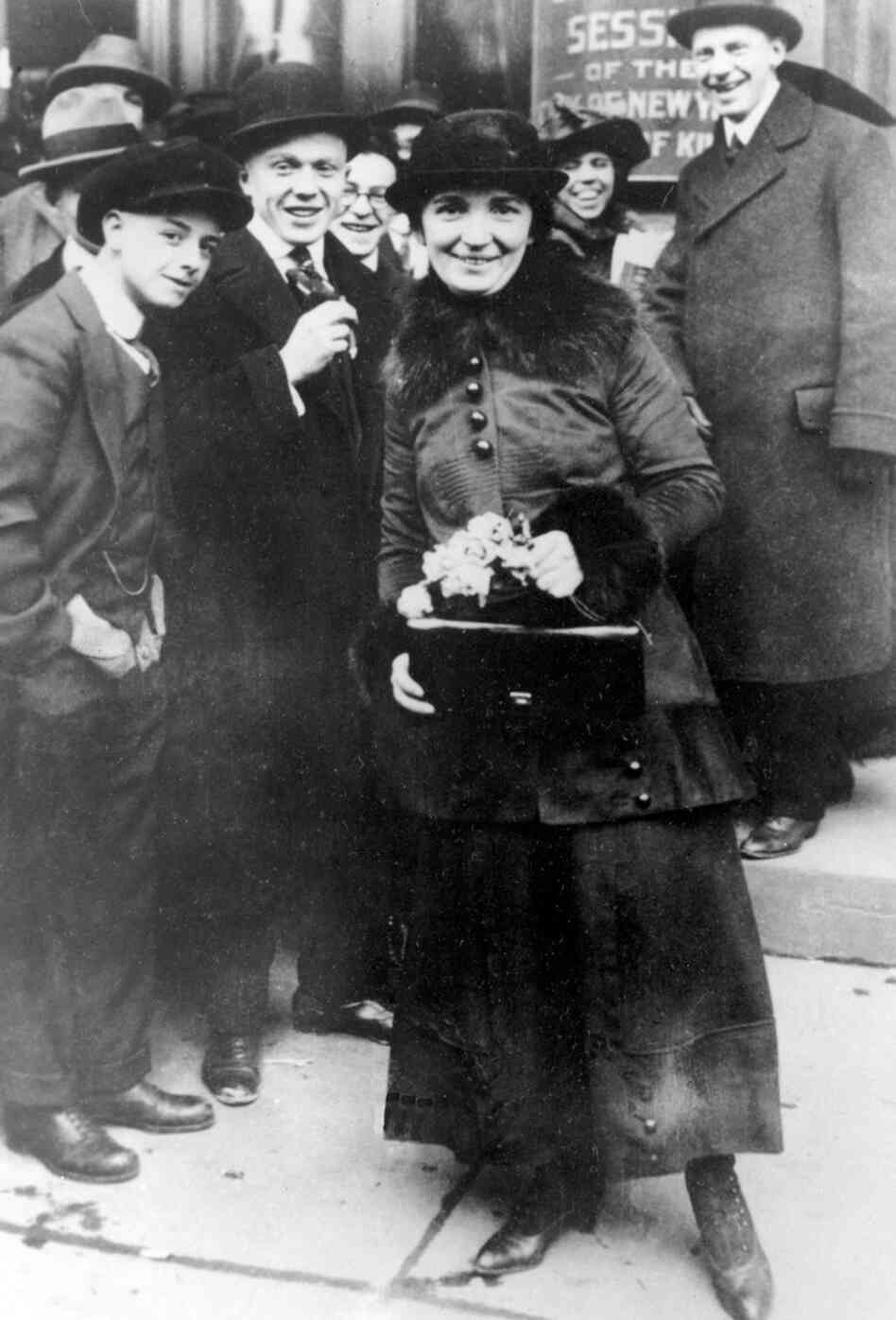 Margaret Sanger, who established Planned Parenthood, poses in 1916 outside the Brooklyn Court of Special Sessions after her arraignment for distributing information about contraceptives in New York. Margaret Sanger, who established Planned Parenthood, poses in 1916 outside the Brooklyn Court of Special Sessions after her arraignment for distributing information about contraceptives in New York.