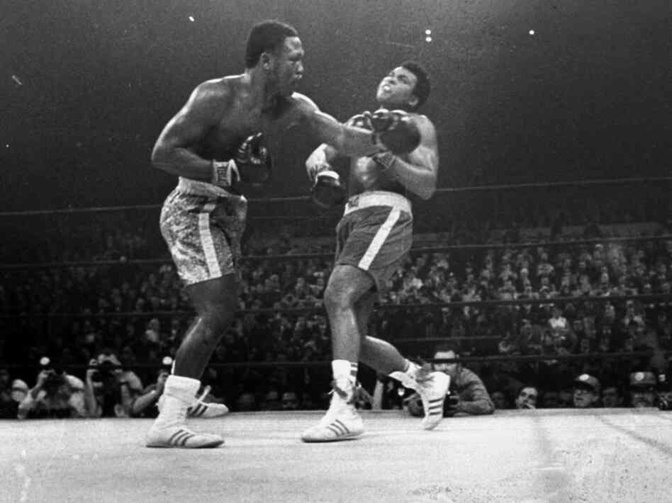 March 8, 1971: Joe Frazier, left, hits Muhammad Ali during the 15th round of their heavyweight title bout — the "Fight of the Century" Â at New York's Madison Square Garden.