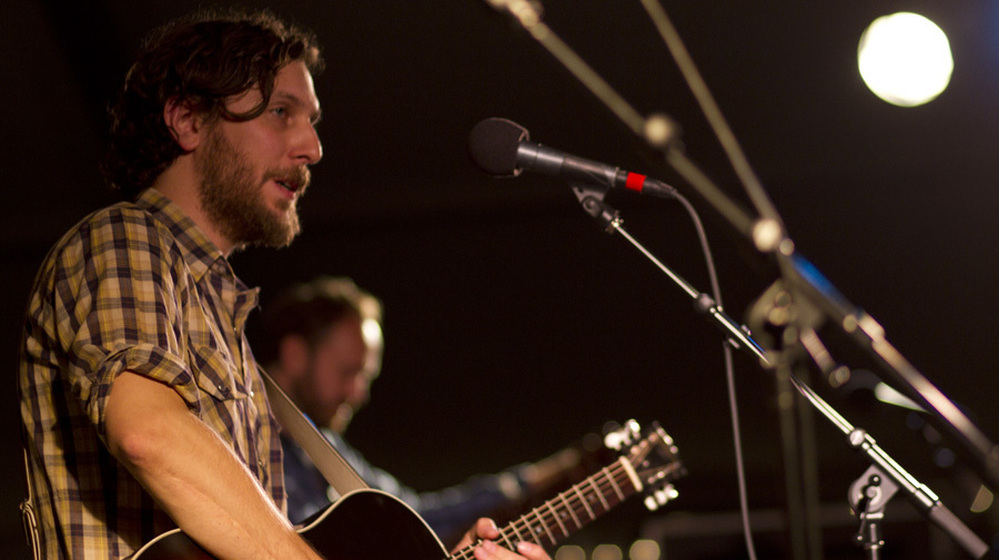 Great Lake Swimmers perform on Mountain Stage at North House Folk School in Grand Marais, Minn.