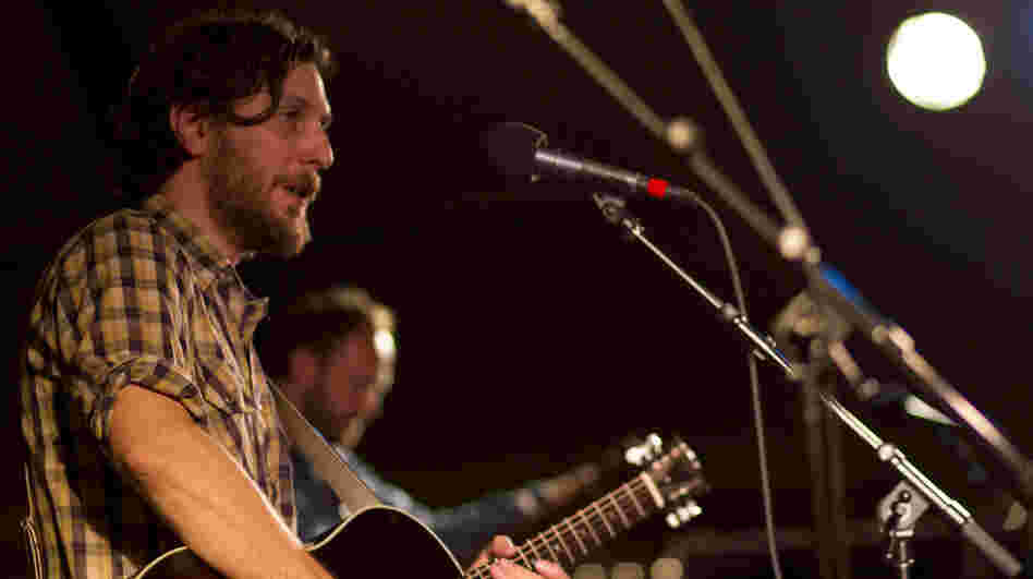 Great Lake Swimmers perform on Mountain Stage at North House Folk School in Grand Marais, Minn.