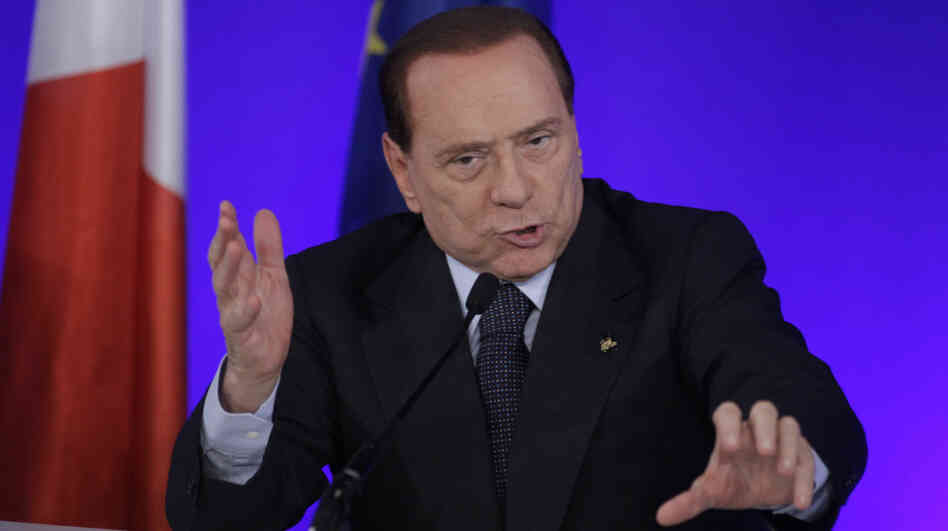 Italian Prime Minister Silvio Berlusconi during the G-20 summit last Friday in Cannes, France.