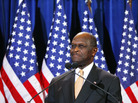 Republican presidential candidate Herman Cain speaks at a press conference in Arizona. Republican presidential candidate Herman Cain speaks at a press conference in Arizona.