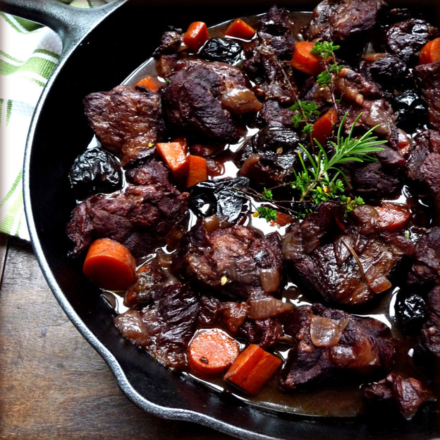 Boar Stew With Prunes And Armagnac