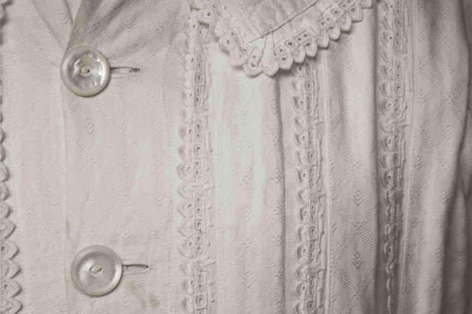 Emily Dickinson's only surviving dress, Amherst, Mass.