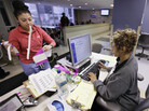 Triage nurses screen patients in the ER waiting room at the University of Chicago Medical Center in Chicago in late 2010. Patients in Chicago were among those least satisfied with their hospital care. Triage nurses screen patients in the ER waiting room at the University of Chicago Medical Center in Chicago in late 2010. Patients in Chicago were among those least satisfied with their hospital care.