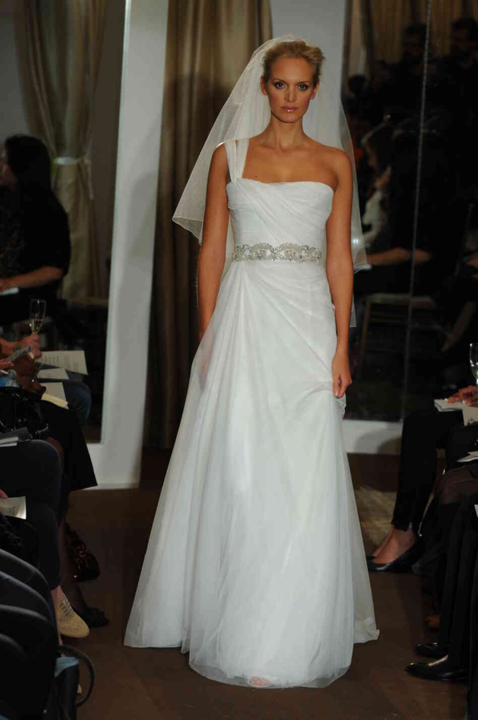 A bridal gown by Kevan Hall.