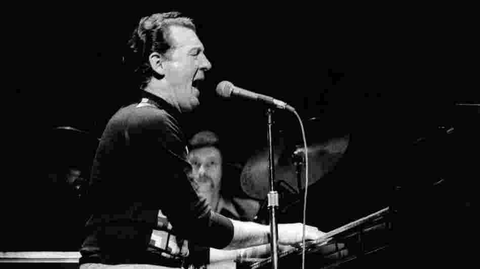 Jerry Lee Lewis, a pianist Isacoff classifies as a 'combustible,' performs at the Rainbow in London in 1972.