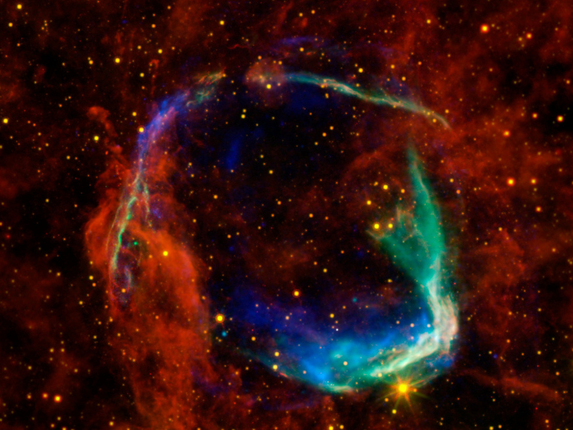 Astrophysicist Saul Perlmutter analyzed the brightness coming from supernovae, like the one pictured above, to measure how fast the universe is expanding. 
