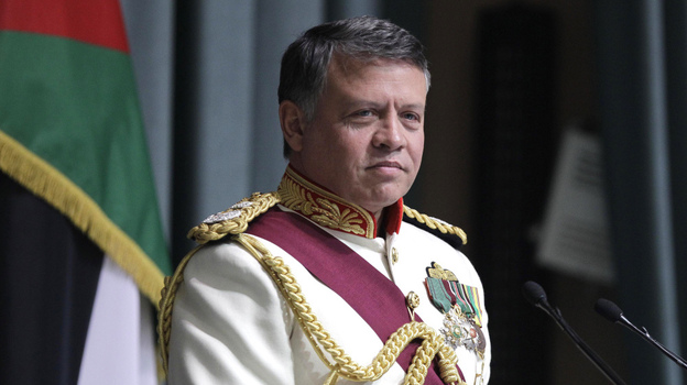 Jordan's King Abdullah II prepares to address parliament on Oct. 26. Like other Arab monarchs, the king has introduced limited changes in response to the uprisings in the Arab world this year.