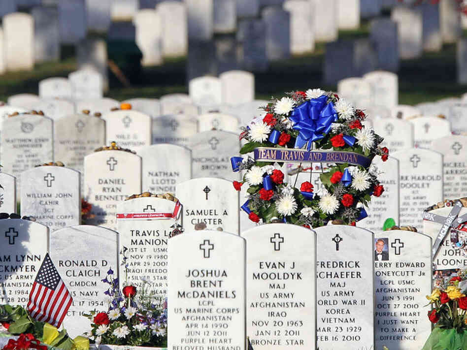 At Arlington National Cemetery.
