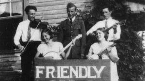 Lillie Linebarrier and her band, the Friendly Bonus Expeditionary Force String Band, performed at the Bonus March.