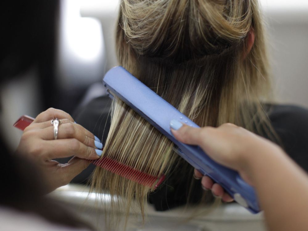 Some treatments to straighten hair rely on formaldehyde, which can irritate the skin and lungs. It's also carcinogenic.