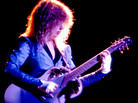 Heart's Nancy Wilson onstage in 1983, looking very Jimmy Page. Heart's Nancy Wilson onstage in 1983, looking very Jimmy Page.