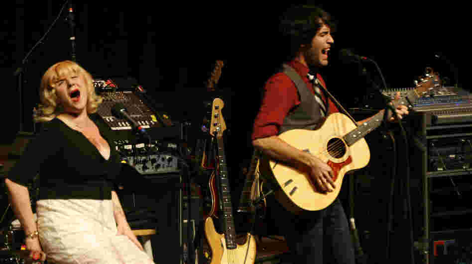 Vandeveer performs on Mountain Stage.