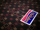 A sign for Republican presidential candidate and former Arkansas Gov. Mike Huckabee lies on the ground at a campaign event at the Best Western Fun City in Burlington, Iowa, on Jan. 3 2008. 