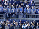 Penn State students show their solidarity at the university's last home game of the season — and the first without legendary coach Joe Paterno. Penn State students show their solidarity at the university's last home game of the season — and the first without legendary coach Joe Paterno.
