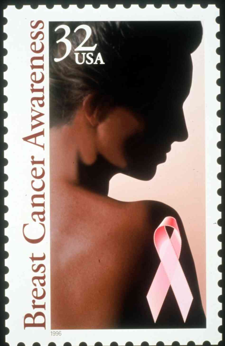 The U.S. Postal stamp for breast cancer awareness was released in Dec. 1995. 