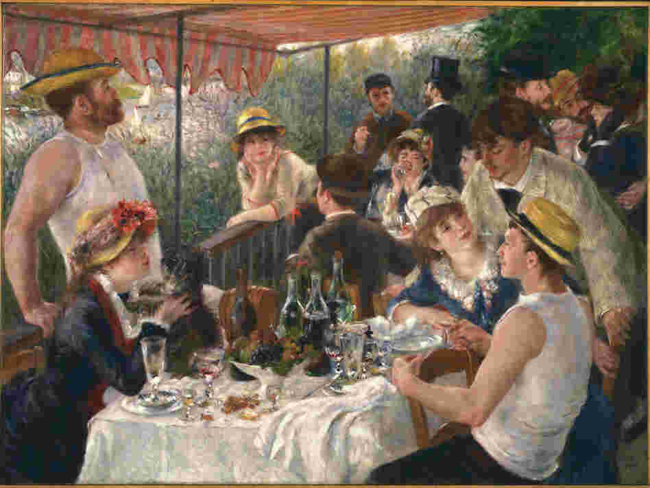 "Luncheon of the Boating Party" painted in 1881 by Pierre-Auguste Renoir