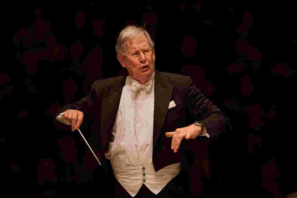 Gardiner is a tall man, and does not stand on a podium to conduct his his orchestra, which is smaller in number than your standard 100-piece ensemble.
