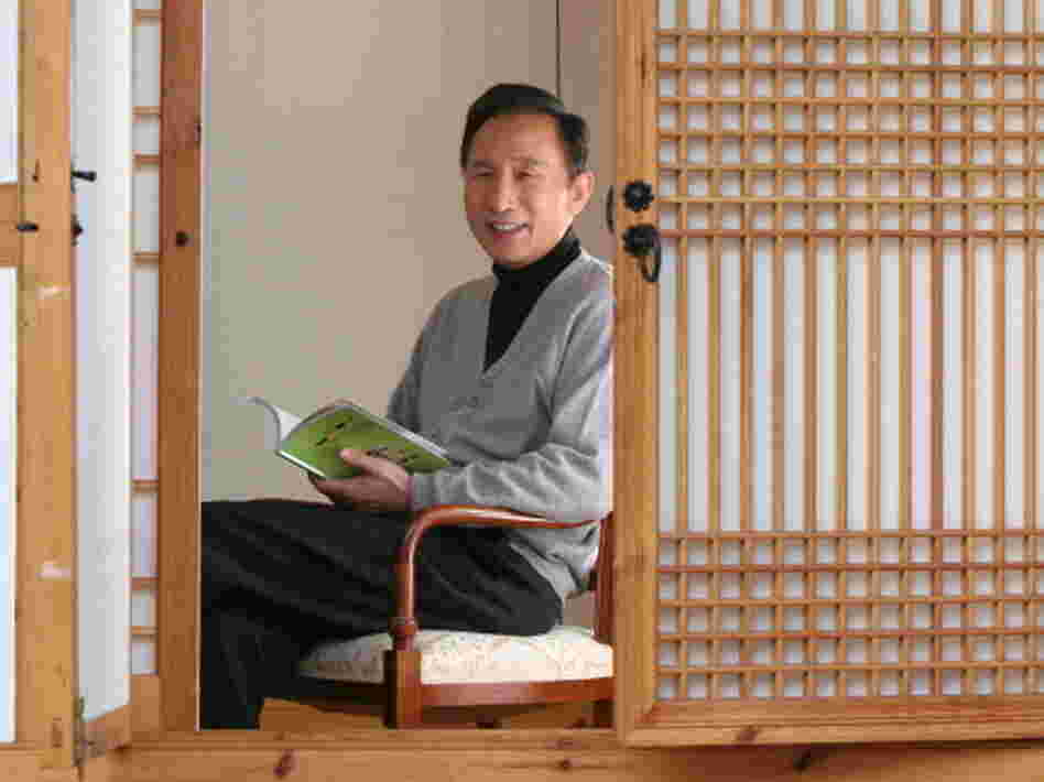  Lee (photographed here in a traditional Korean house, or hanok) says he has donated most of his money to a charitable foundation he founded; Lee may follow up his presidency with a career in philanthropy.