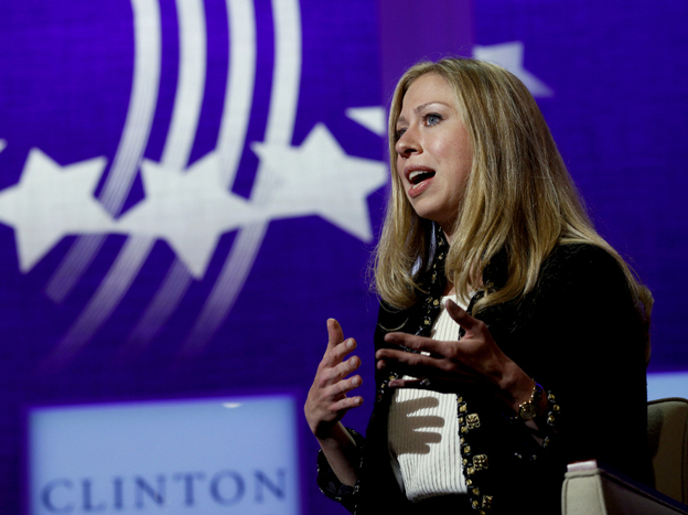 Chelsea Clinton at a Clinton Global Initiative meeting in New York, Sept. 22, 2011.
