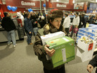 Black Friday shopper. Black Friday shopper.