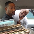 Madlib (left) and Stanton Davis loading up the car.