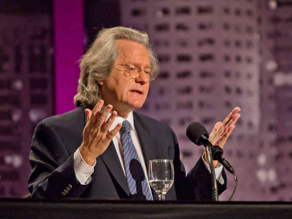 A.C. Grayling, a British philosopher and professor, argues for the motion "The World Would Be Better Off Without Religion" at a Nov. 15 Intelligence Squared U.S. debate.