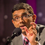 Dinesh D'Souza, author of What's So Great About Christianity, argues against the motion "The World Would Be Better Off Without Religion" in a debate Nov. 15.