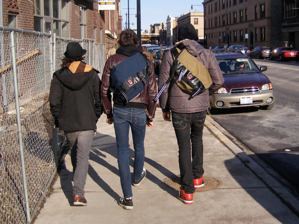 Hipsters like these urban dwellers in the Wicker Park neighborhood of Chicago have now spread to the farthest reaches of small-town America.